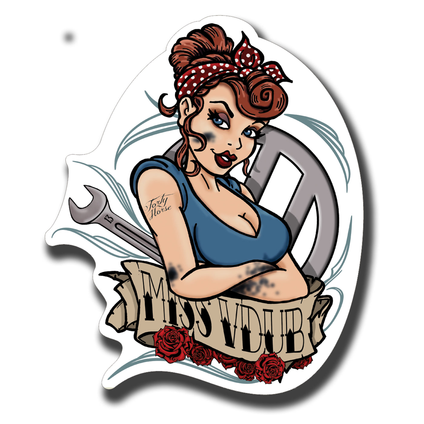 Miss VeeDub Sticker