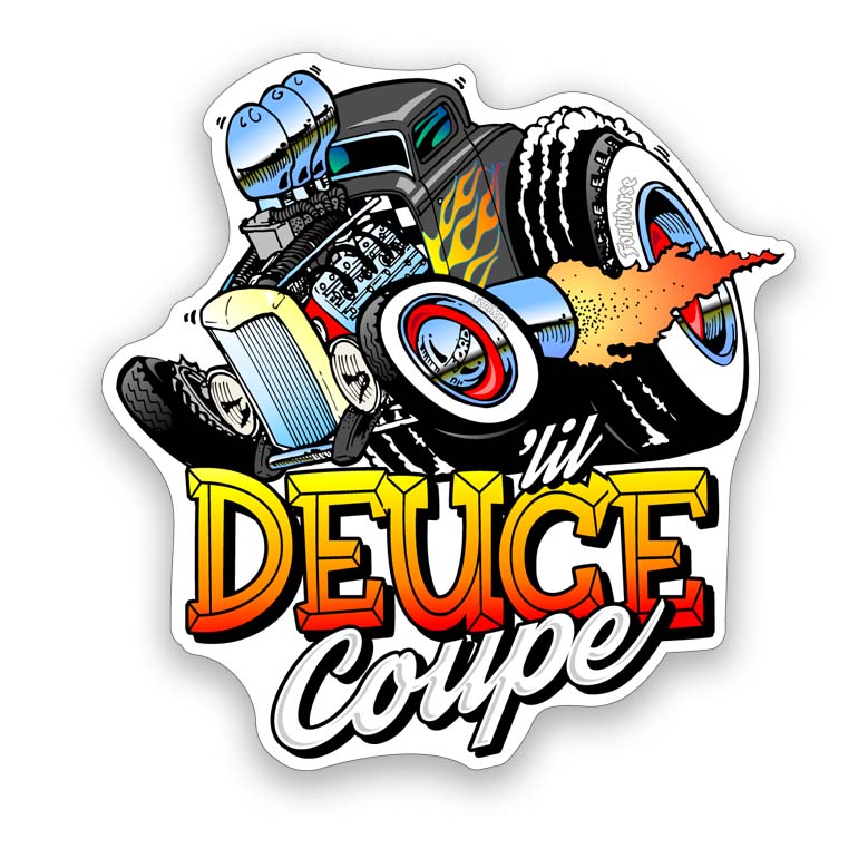 '32 Deuce Coupe Sticker