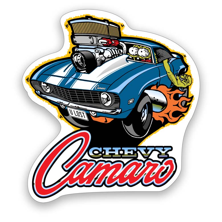 '69 Chevy Camaro Sticker