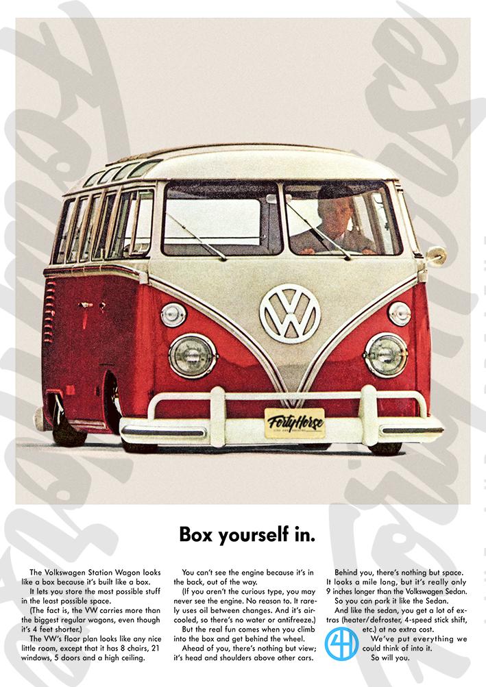 VW Poster - Split Box Yourself In