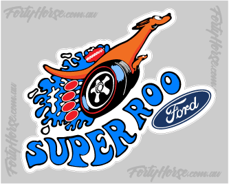 Super Roo Right Sticker
