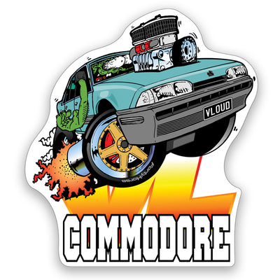 VL V8 Commodore Sticker