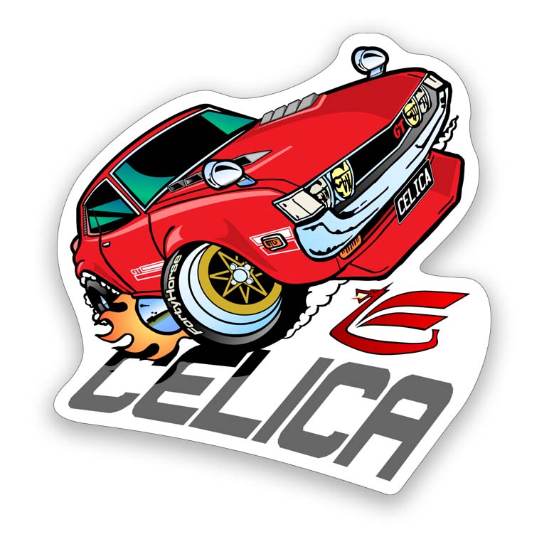 Toyota Celica TA22 Sticker