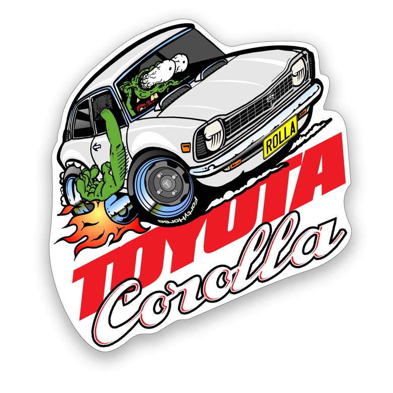 Toyota Corolla KE20 Sticker