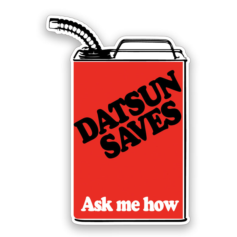 Datsun Saves Sticker