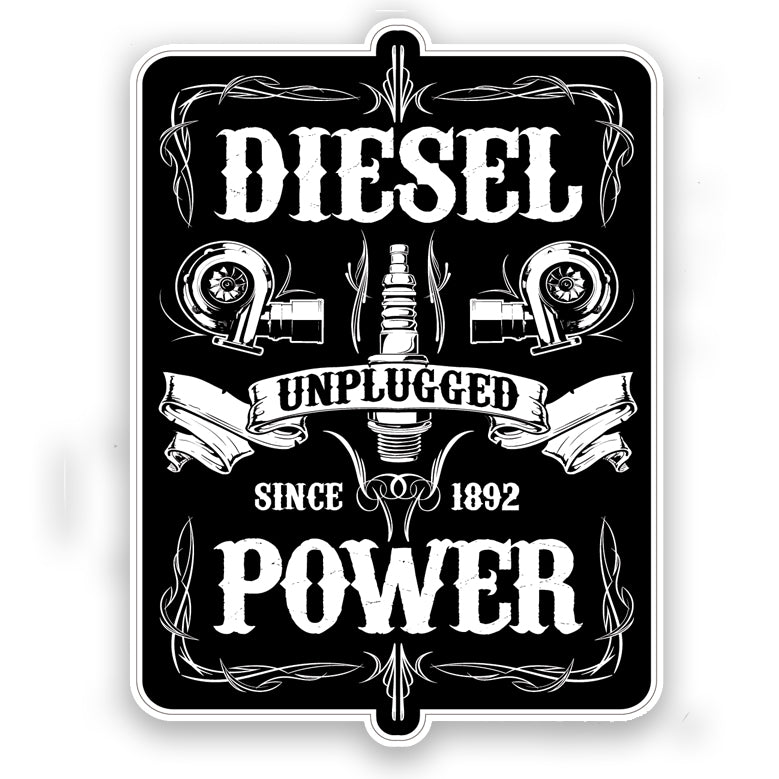 Engine Power Sticker Diesel Power Sticker – Forty Horse
