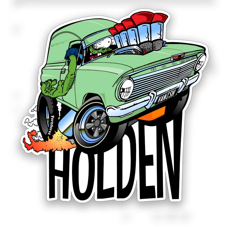 EJ Holden Sticker