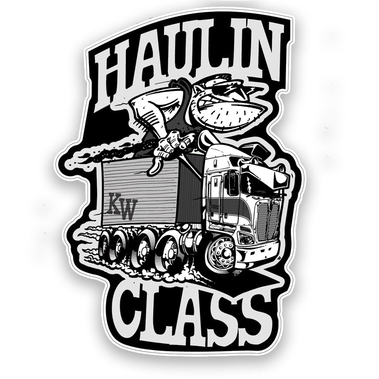 Haulin' Class Kenworth Sticker