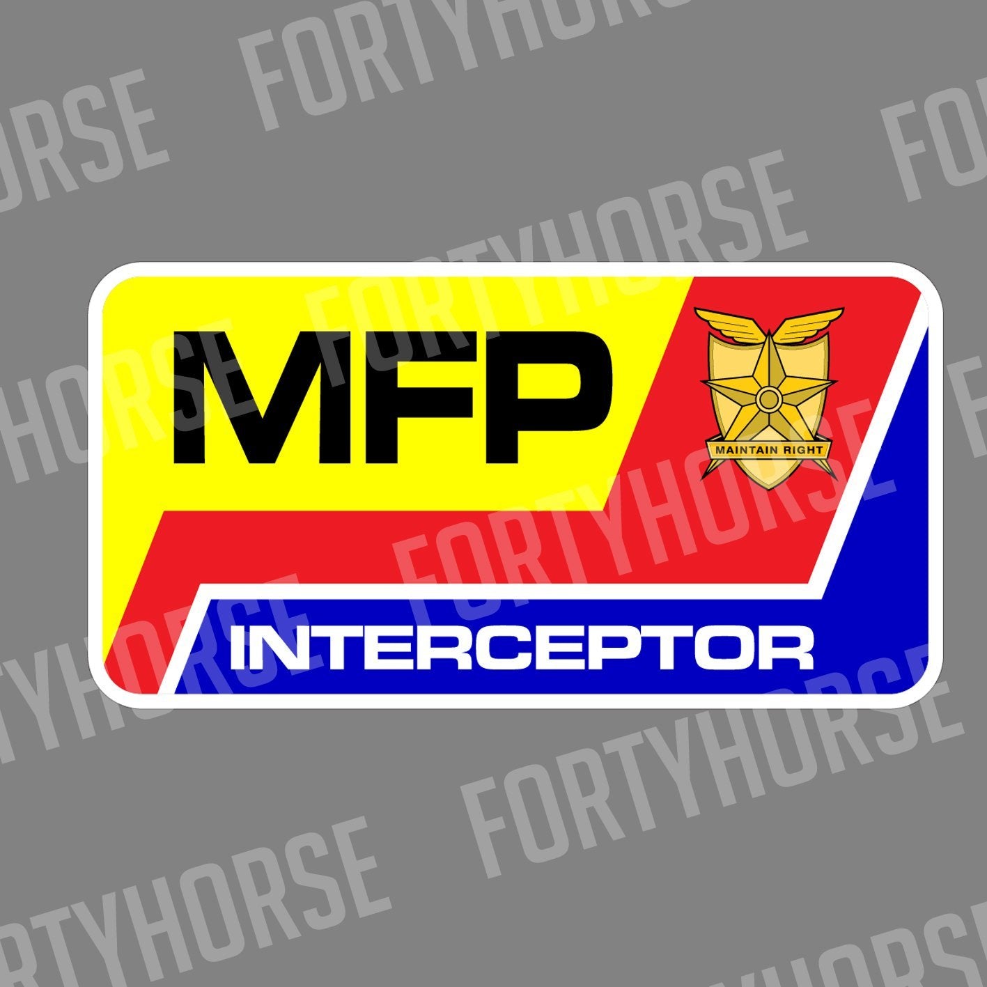 MFP Interceptor Sticker – Forty Horse