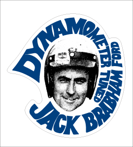 Jack Brabham Sticker