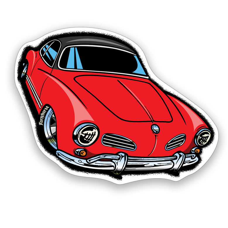 Karmann Ghia Sticker