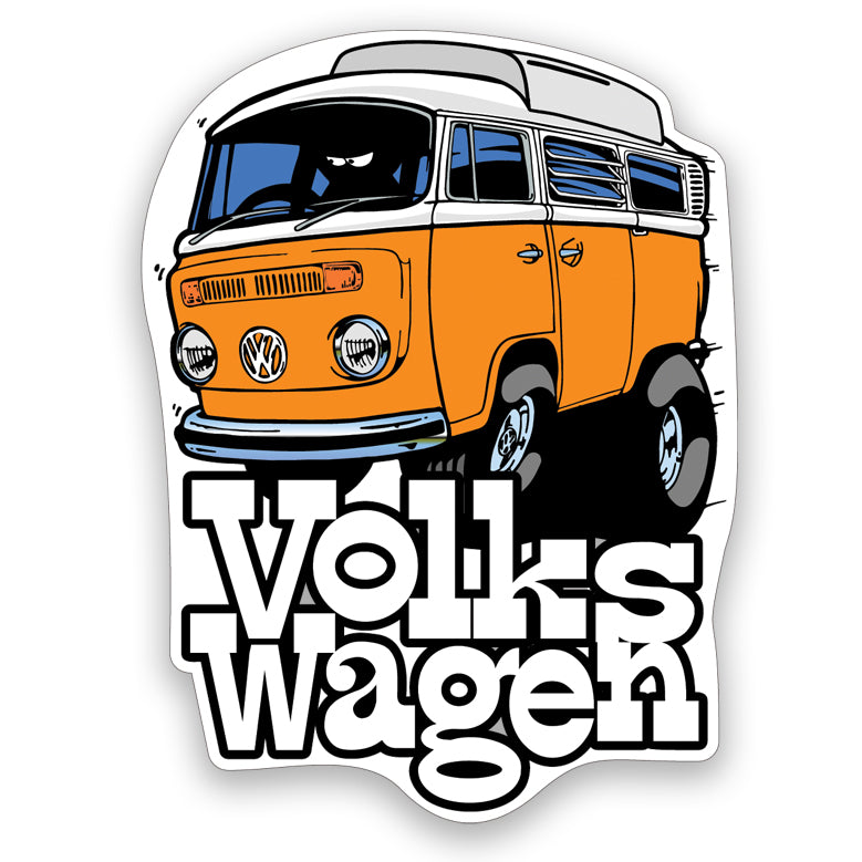 Late Bay Kombi Camper Sticker