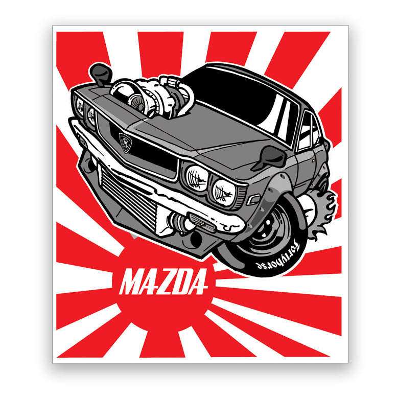 Mazda RX3 Sticker