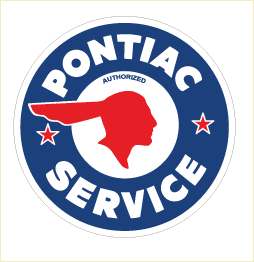 Pontiac Service Sticker