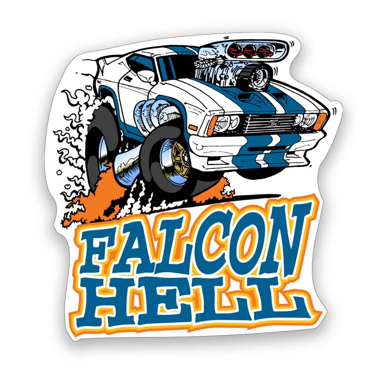 XC Falcon Cobra Sticker