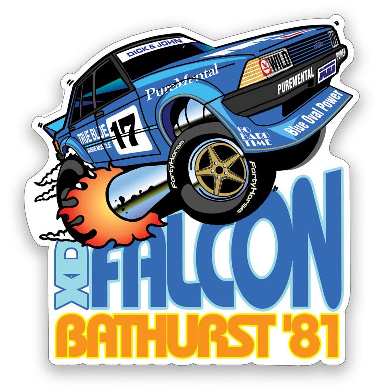 XD Falcon Bathurst '81 Sticker